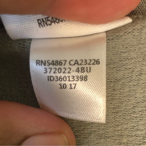 Victoria's Secret Pink Nation Campus Crew Mesh V-Neck Sweatshirt - Picture 14 of 14